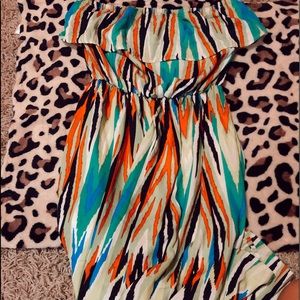 off the shoulder ankle dress